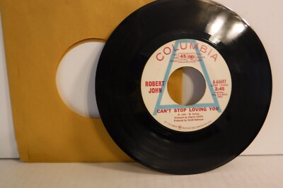 Robert John, Can't Stop Loving You / Thirteen Times, 1968 Columbia 4-44697, Soul