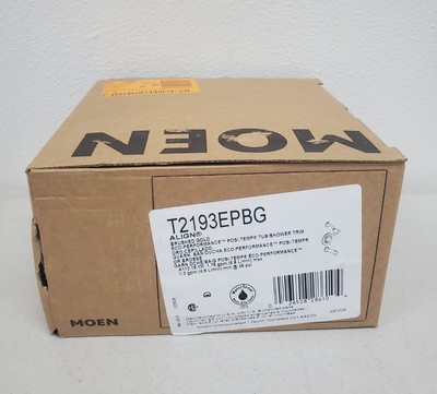 MOEN Align T2193EPBG Tub and Shower Faucet Trim Only No Valve Brushed Gold