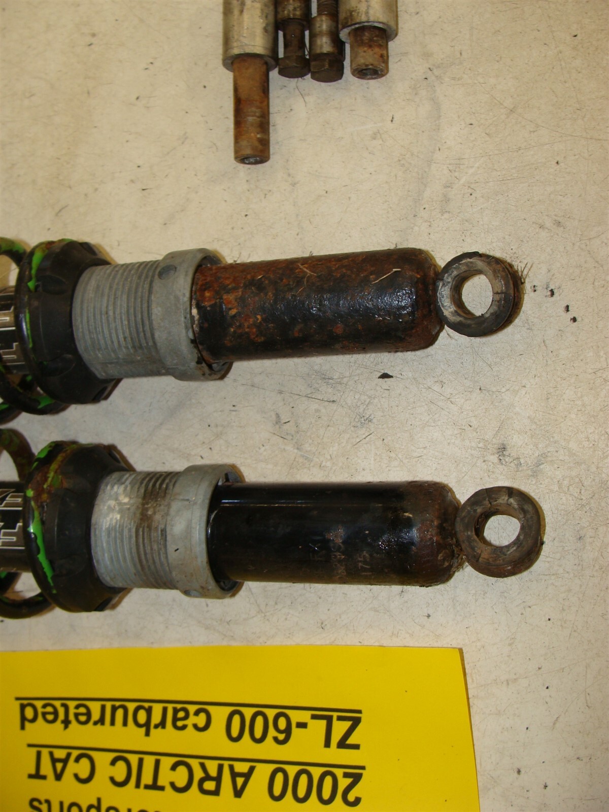 2000 ARCTIC CAT ZL600 carb oem ryde fx front shock absorbers eBay