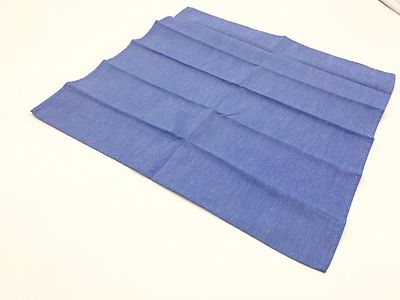 $95 Bloomingdales Mens Handkerchief Light Blue Solid Casual Dress Pocket  Square | eBay
