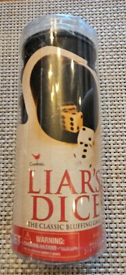 LIAR'S DICE BY CARDINAL, THE CLASSIC BLUFFING GAME New Sealed 
