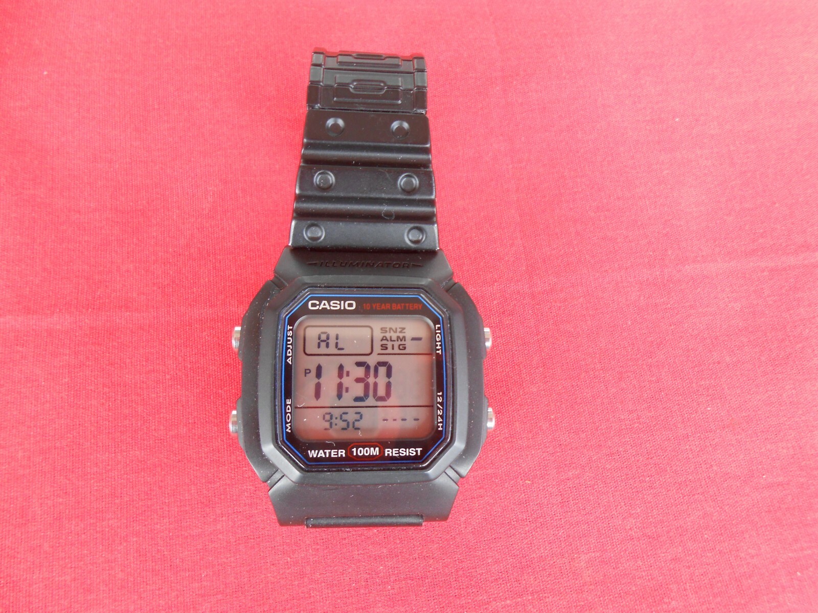 Casio W800h 1av Mens Digital Sports Watch Black For Sale Online Ebay