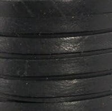 Black Deerskin Lace -3/16" x 50 ft Spool