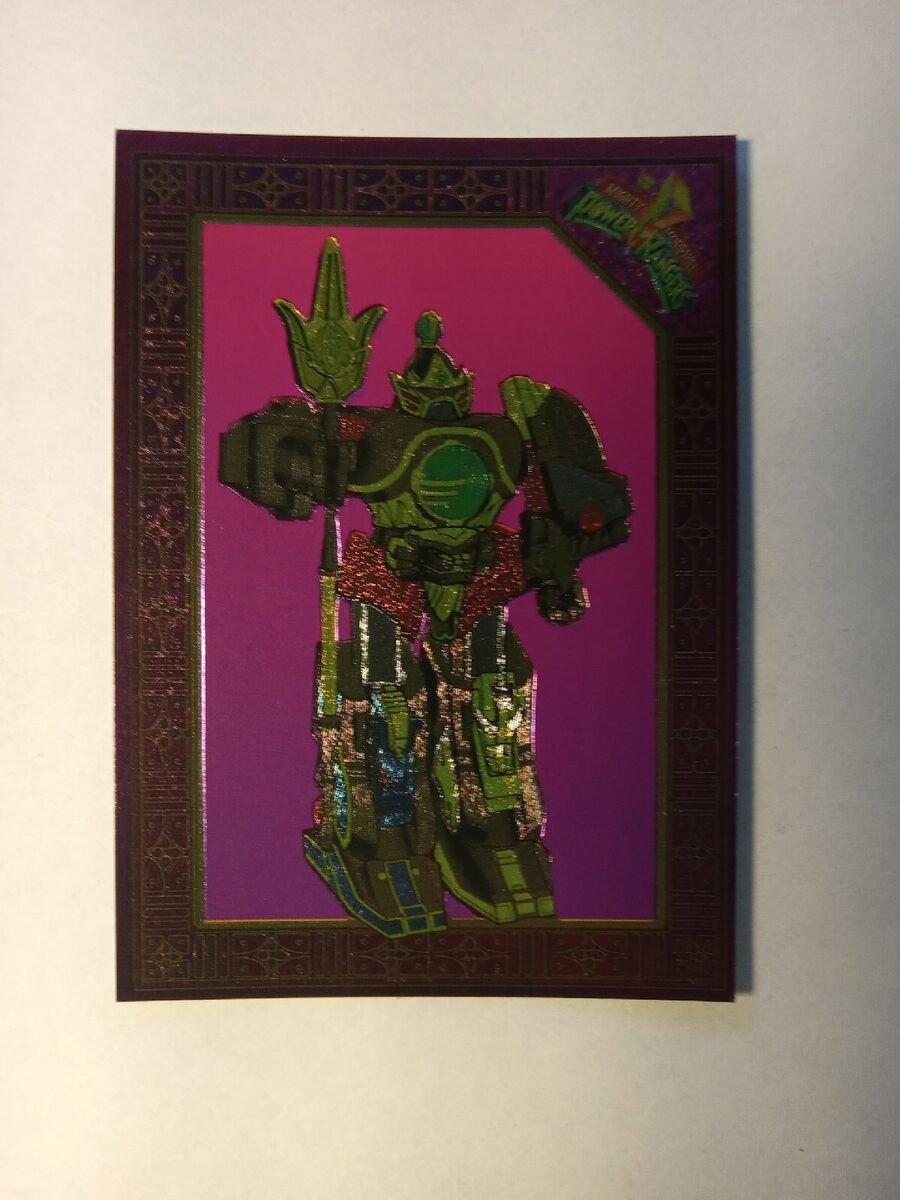 Thunder Megazord Blaster #B-2 MMPR Power Rangers 1994 Foil Thunder Megazord Blaster #B-2 MMPR Power Rangers 1994 Foil