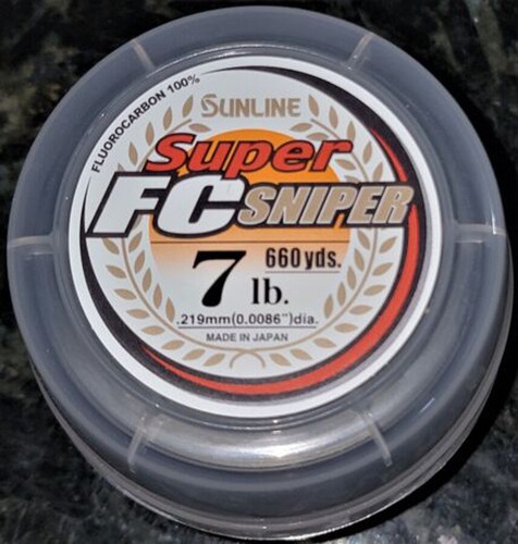 Línea de pesca transparente de fluorocarbono Sunline FC 660 YD carrete a granel cualquier prueba de lb - Imagen 4 de 25