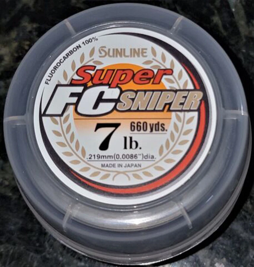 Sunline FC Sniper Fluorocarbon Clear Fishing Line 660 YD Bulk Spool Any LB Test - Image 4 of 4