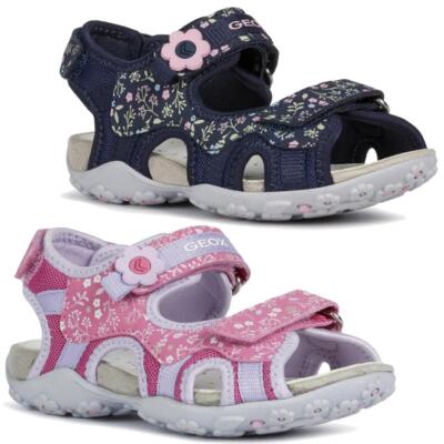 GEOX JR Sandale Roxanne J92D9C 014CE offene Sandale Blumenmuster Gr.24-39
