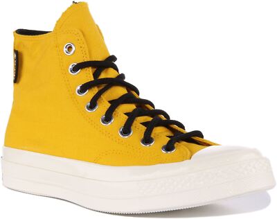Converse 172026C Chuck 70s HI Top Unisex Trainers In Yellow Size