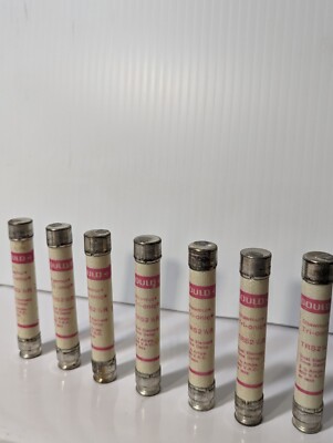 Lot of 7 Gould Shawmut Tri-onic TRS2.5R Class RK5 Fuse, 2.5A, 600V - Free Ship