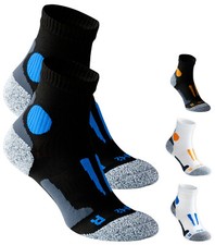 2 Paar Unisex Quarter Lauf-& Funktionssocken, Performance Sportsocken