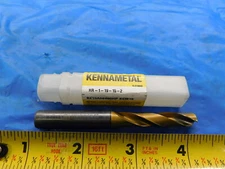 KENNAMETAL 8.4MM TiN CARBIDE COOLANT SCREW MACHINE LENGTH DRILL BIT B210A08400HP