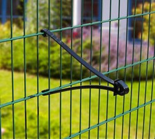 4x izolator odległości do ogrodzenia z maty prętowej, podwójnej i siatkowej, ogrodzenia ogrodowego