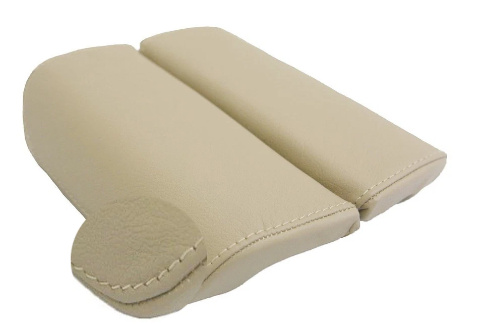 Center Console Armrest Leather Synthetic Cover for Cover Lincoln MKS 09-16 Beige - Image 4 of 4