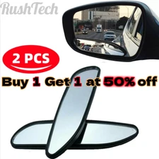 2Pack Blind Spot Mirror Auto 360° Wide Angle Convex Rear Side View Car Truck SUV