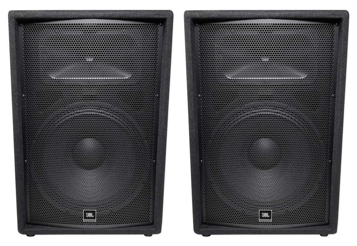 2) JBL Pro JRX215 1,000 Watt 15