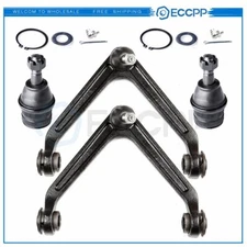 4set Fits 2004-2008 2009 Dodge Durango Front Upper Control Arm Lower Ball Joints