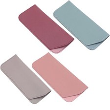 Estuches blandos para gafas, estuches de cuero para gafas de sol, accesorios