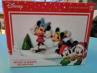 Dept 56 Mickey's Merry Christmas Village Mickey & Minnie Go