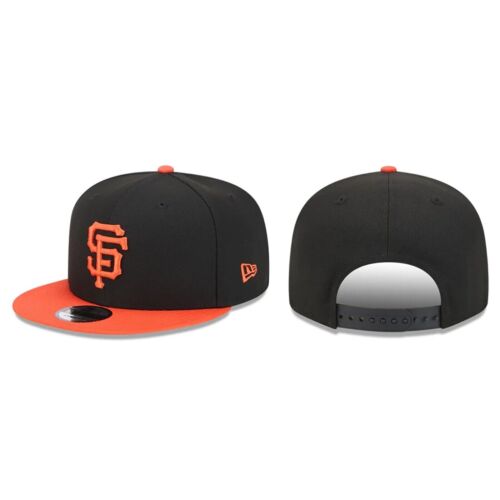 San Francisco Giants 9FIFTY Adjustable Snap-Back New Era Cap - Black/Orange - Picture 2 of 2
