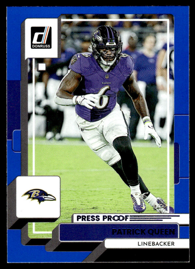 2022 Donruss Blue Press Proof #192 Patrick Queen