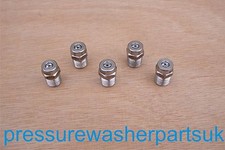 IDROPULITRICE ACCIAIO INOX SPRAY UGELLI 1/4 " CINQUE Confezione 40° dimensioni