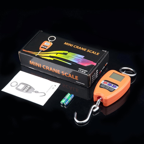 Digital Hanging Scale,200Kg/440Lbs Crane Scales,Fishing Scale with LED Display, - Picture 6 of 7
