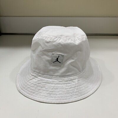 New Nike Air Jordan Jumpman Washed White Unisex Bucket Hat Size M/L  DC3687-100