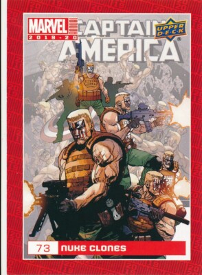 #73 NUKE CLONES 2019-20 2020 Upper Deck Marvel Annual CAPTAIN AMERICA