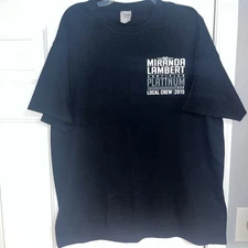Miranda Lambert,2015 Certified Platinum Tour, Local Crew, Black,Size XL