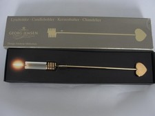 Vintage Georg Jensen Gold Plated Christmas Candle Heart - From 1990