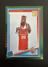 Panini Donruss WNBA 2025 Saniya Rivers Rated Rookie Green #92 Connecticut