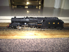 Hornby X3308 Class 8F Loco  No: 8035 LMS Black with Lit Firebox
