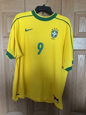 ブラジル サッカー レプリカ ユニフォーム ロナウド IB1155-741 Size LARGE - NIKE Brazil 1998 Ronaldo Reissue Jersey 2024 Release