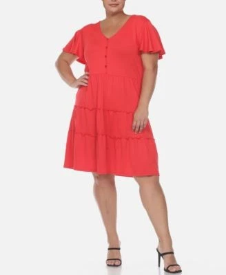 White Mark White Mark Plus Size Short Sle 840060486297 2X RT $56.0 #2