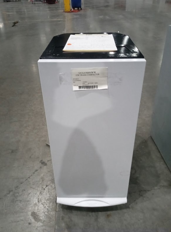 GE 15" Built-In White Universal Trash Compactor - UCG1500NWW | eBay