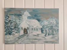 Original Acrylic Picture, Canvas New