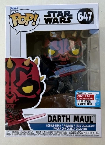 Funko Pop! Vinyl: Star Wars - Darth Maul #647 (NYCC) - Shared w/ Protector