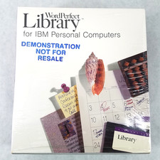 WordPerfect Library Works for IBM Personal Computers 2.0 - 1988 - SEALED
