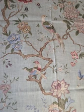 GP & J Baker Oriental Bird Eau De Nil Fabric 49"