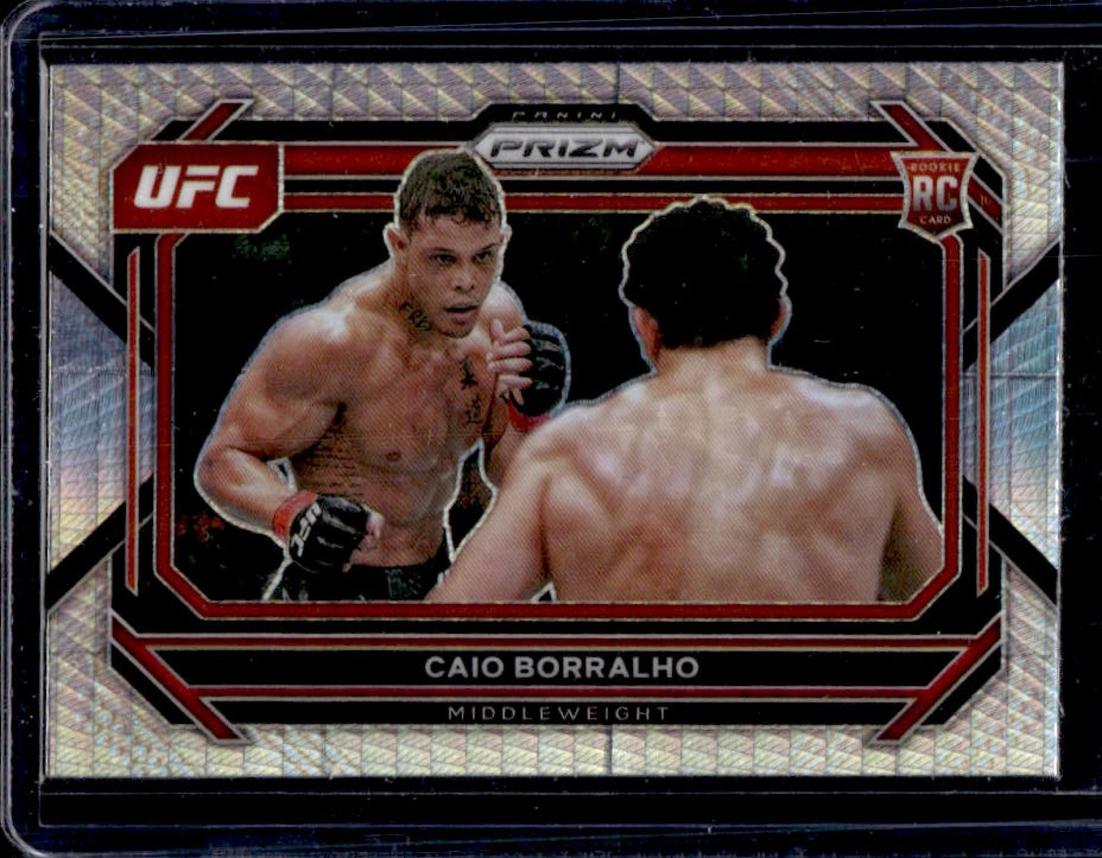 2023 Prizm UFC Caio Borralho RC Hyper Prizm Rookie #68
