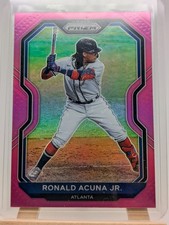 2021 Panini Prizm - Ronald Acuña Jr. #7 Pink Prizm