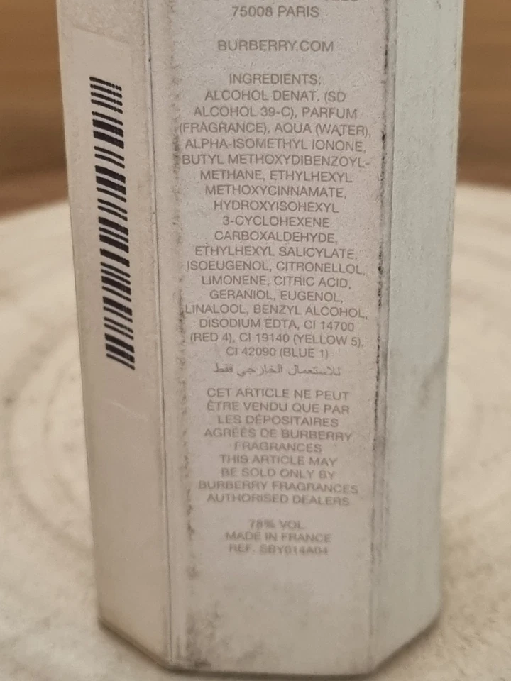 Body de Burberry Eau De Parfum 85ml Spray, Descatalogada. - Imagen 3 de 4