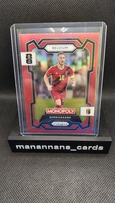 2026 Panini Prizm Monopoly FIFA World Cup - Eden Hazard Red SSP #66