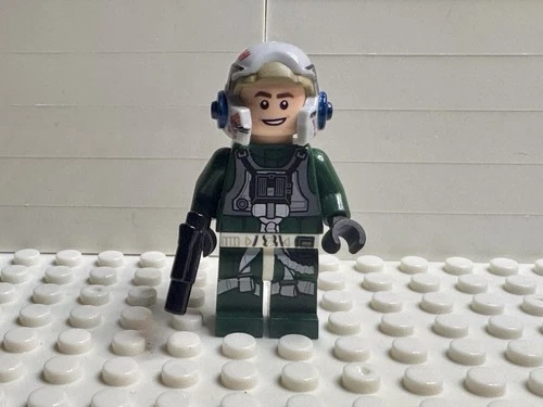 Lego Rebel Pilot A-wing Arvel Crynyd Minifigure, Star Wars Minifig sw1092