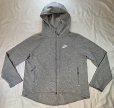 Nike Women's Tech Fleece Full Zip Gray Hoodie Athletic Sportswear Size M