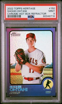 大谷翔平 2022 Topps Heritage Chrome＃150 2022 Topps Heritage - Shohei Ohtani #150 Chrome Refractor