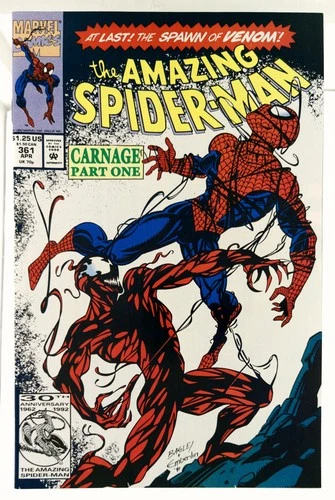 Amazing Spider-Man #361 1992 Marvel Comics VF/NM Comic Book 1st App Carnage