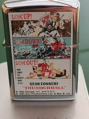 Original ZIPPO Feuerzeug  James Bond 007 '' '' Thunderball   (1997)   Extrem rar