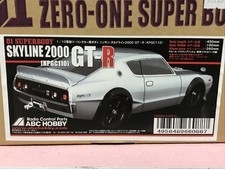 1/10 Nissan Skyline 2000 GT-R KPGC110 Unpainted Radio Control Body ABCHOBBY