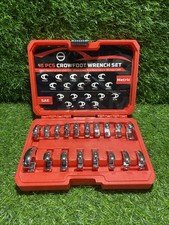 Akm 38 Drive Crowfoot Wrench Set 18-piece Cr-v Steel Flare Nut Wrench Set Akm 38 Drive Crowfoot Wrench Set 18-piece Cr-v Steel Flare Nut Wrench Set